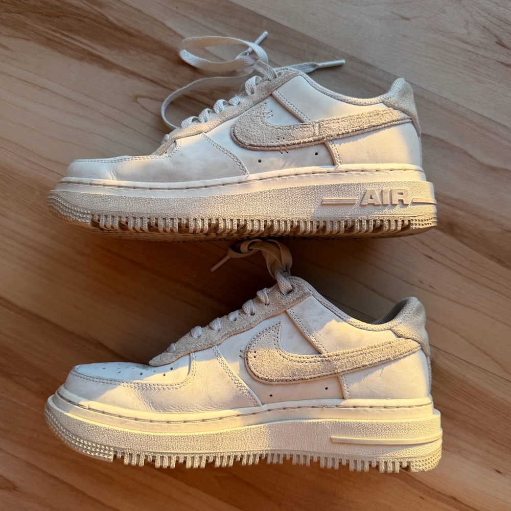Nike Air Force 1 Luxe "Summit White" Heavy Sneakers